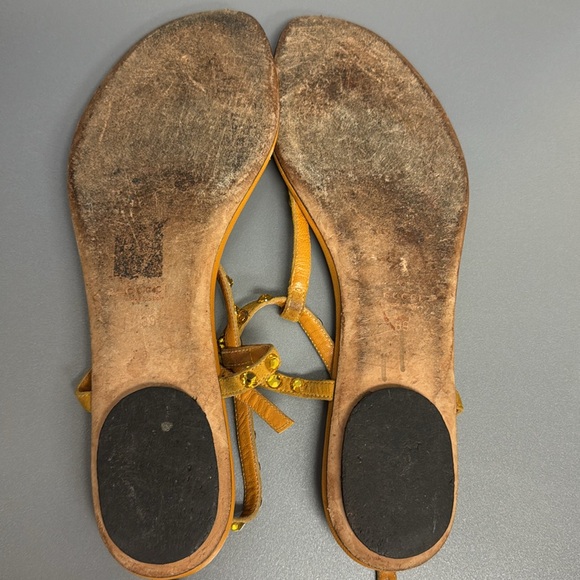 Gucci Crystal Leather Sandals - Picture 10 of 11